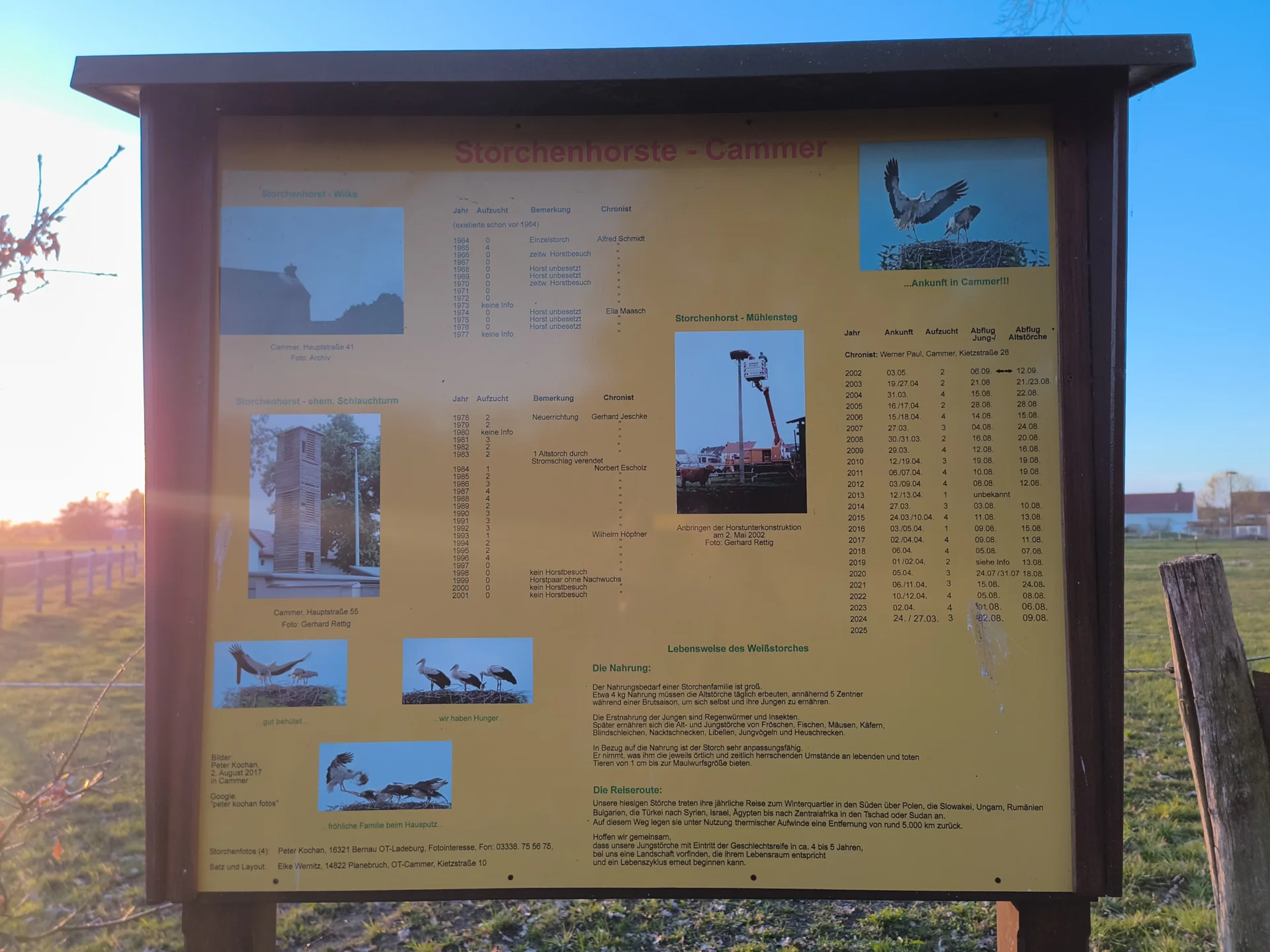 Infotafel Storchenhorste  (Bild vergr&ouml;&szlig;ern)