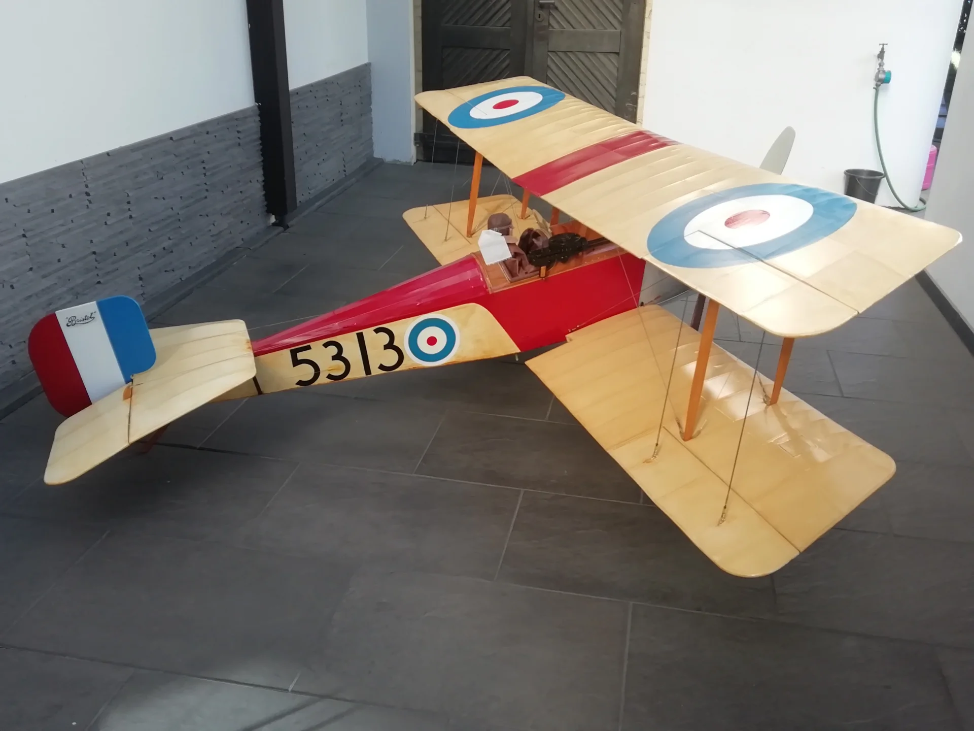 Die Bristol Scout vor dem Erstflug  (Bild vergr&ouml;&szlig;ern)