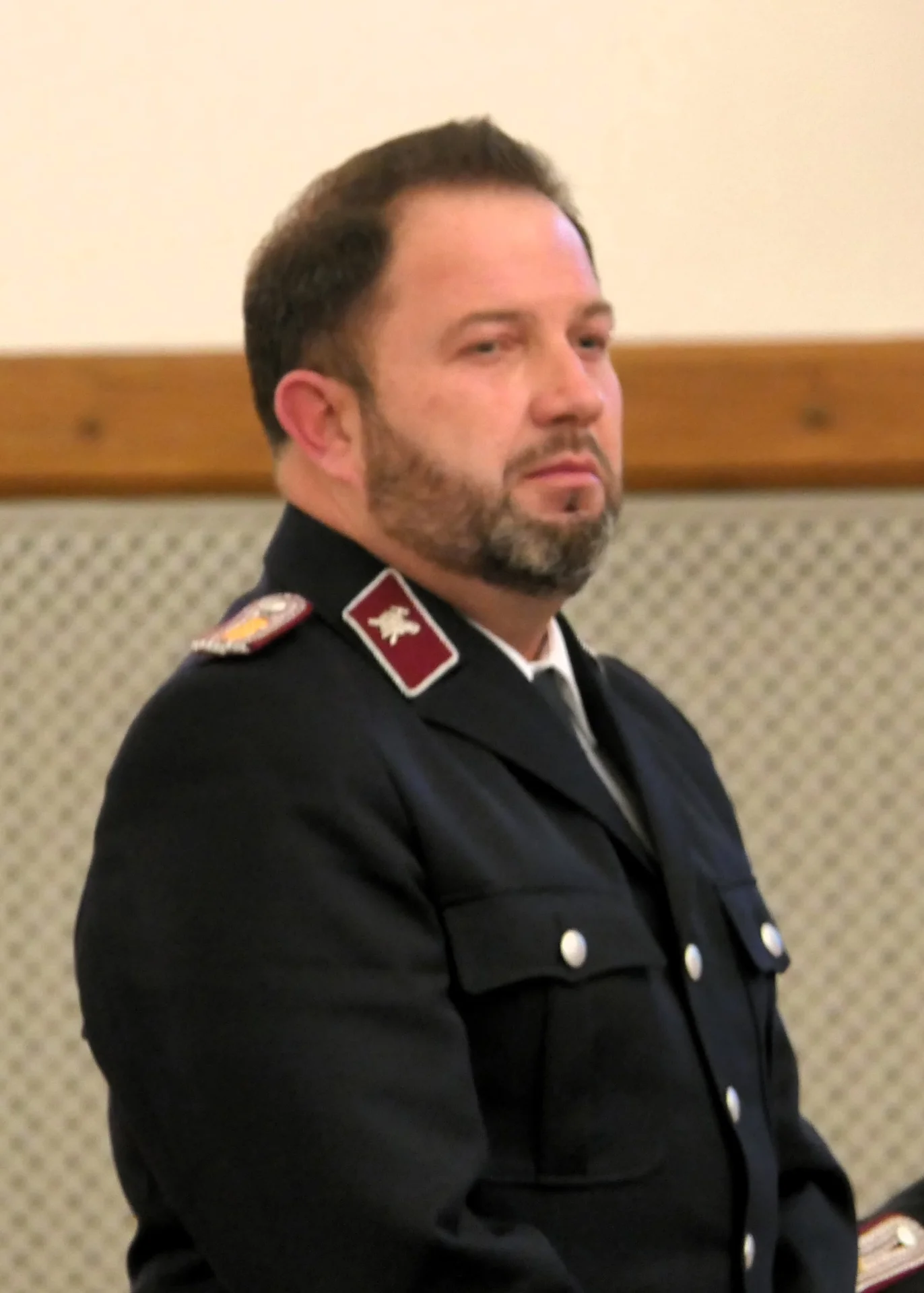 Marcus G&ouml;hring w&auml;hrend der Vorstellung seiner Person zur Wahl zum Stellvertreter des Vorsitzenden  (Bild vergr&ouml;&szlig;ern)