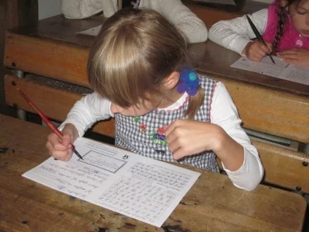 Foto der Galerie: „Schule vor 100 Jahren“ im Heimatmuseum Letter für die Klasse 3a
