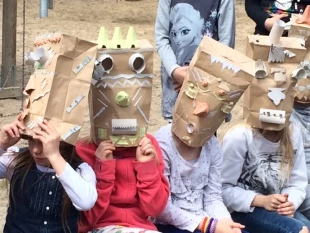 Foto der Galerie: Kunsteinheit „Afrikanische Masken“ in der 3b