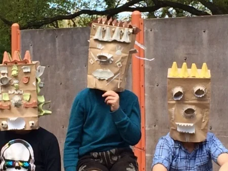 Zur Galerie: Kunsteinheit „Afrikanische Masken“ in der 3b