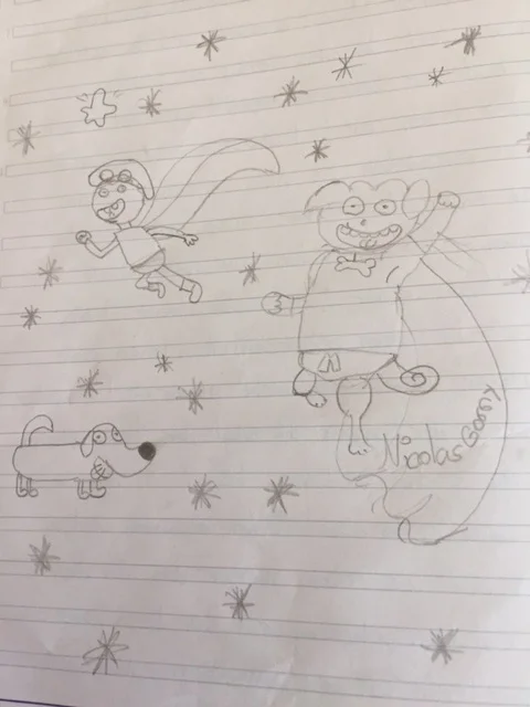 Foto der Galerie: Bericht von Hannah, Janna und Emily über die Autorenlesung von Nicolas Gorny