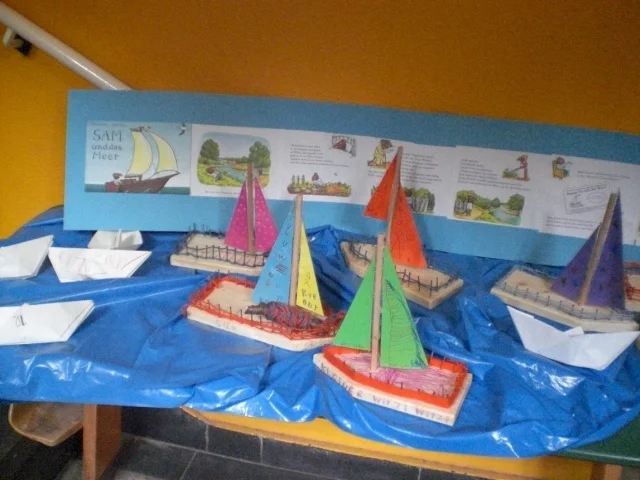 Foto der Galerie: September 2016: Nordsee-Kunstprojekt der Eingangsstufe