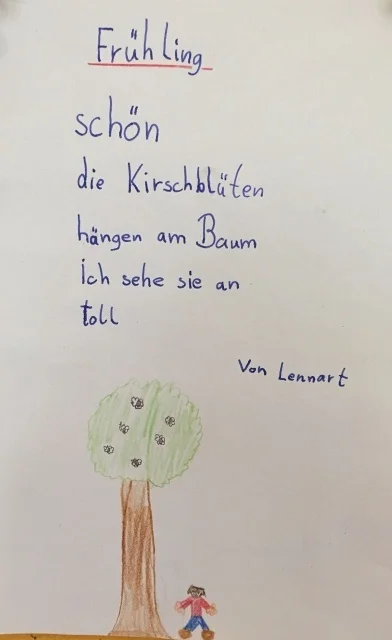 Foto der Galerie: Frühlingselfchen der Klasse 3