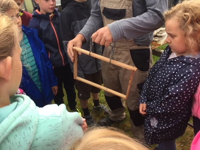 Foto der Galerie: Klasse 4 bei der Imkerfamilie Melloh