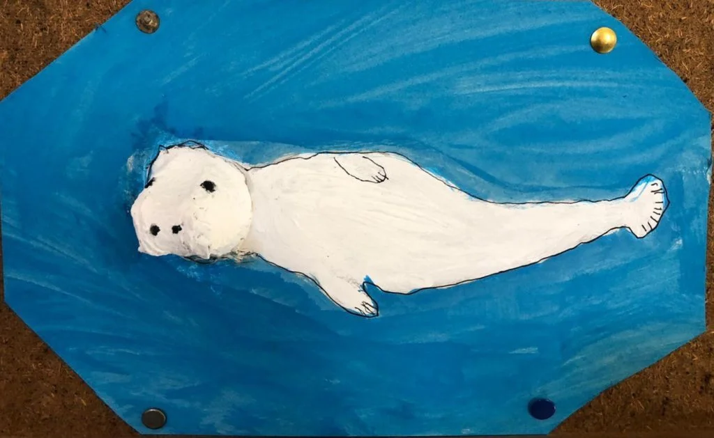 Foto der Galerie: Die Klasse 4b war kürzlich im Zoo, im Kunstunterricht wurden dann diese tollen Kunstwerke hergestellt: