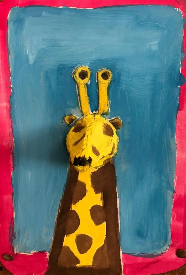 Foto der Galerie: Die Klasse 4b war kürzlich im Zoo, im Kunstunterricht wurden dann diese tollen Kunstwerke hergestellt: