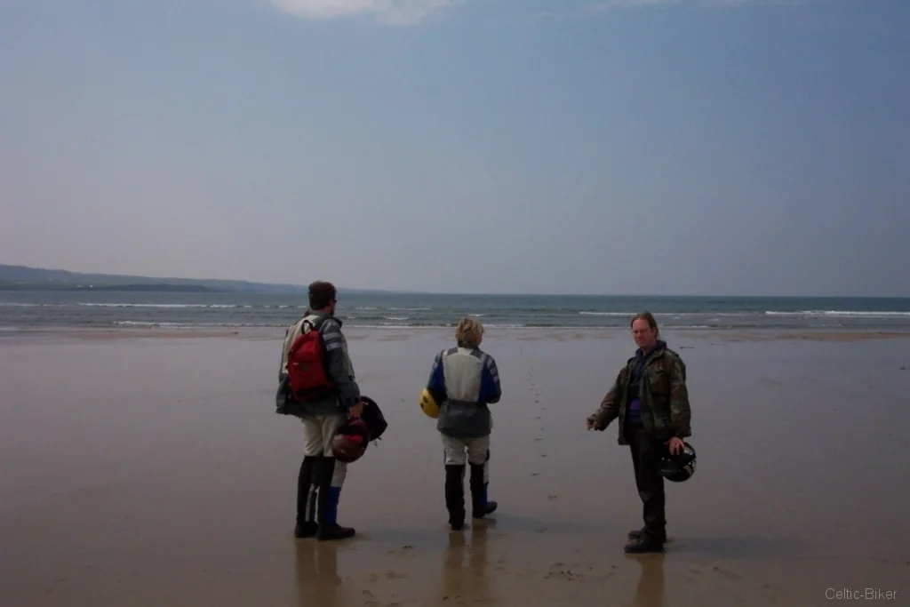 Bild: on the beach of Lahinch