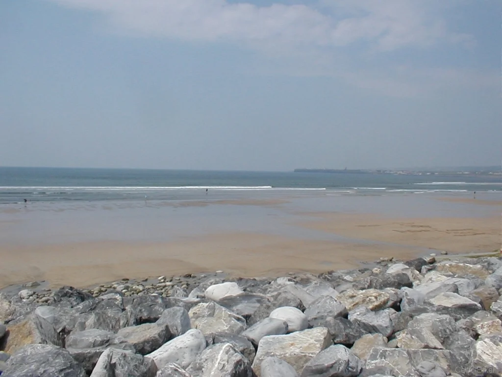 Bild: on the beach of Lahinch