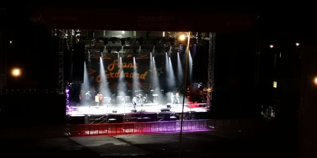 Bild: This year's guest was Franz Ferdinand.