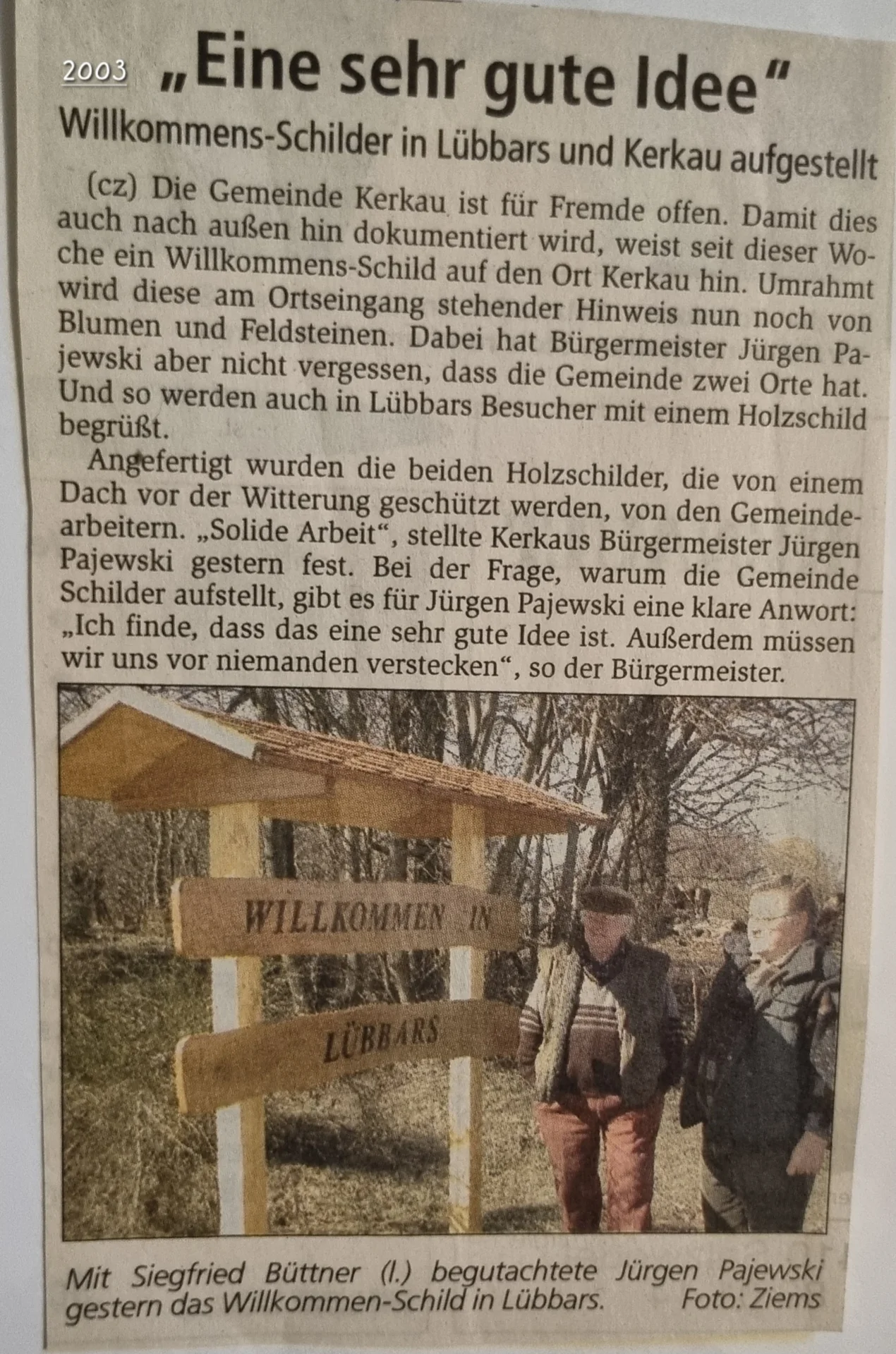 Foto der Galerie: Dorfanger Lübbars