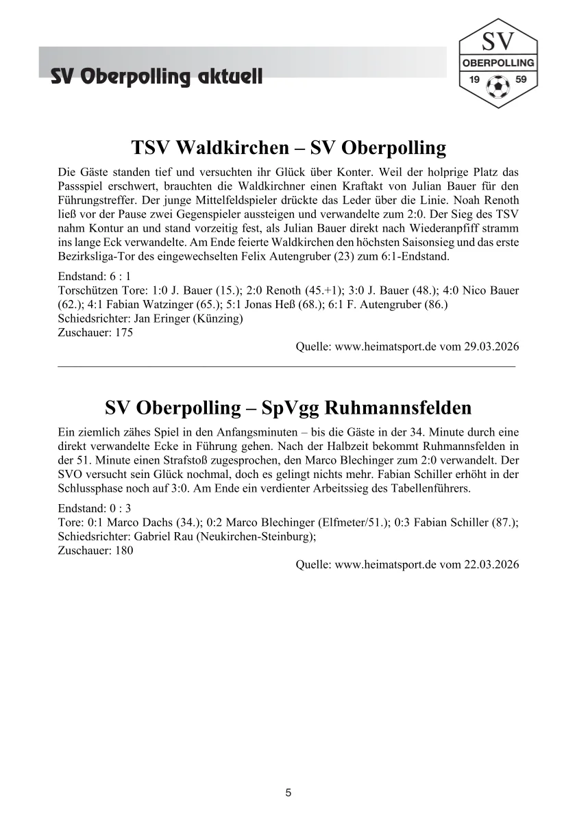 Foto der Galerie: Stadionzeitung Ausgabe 12 25-26
