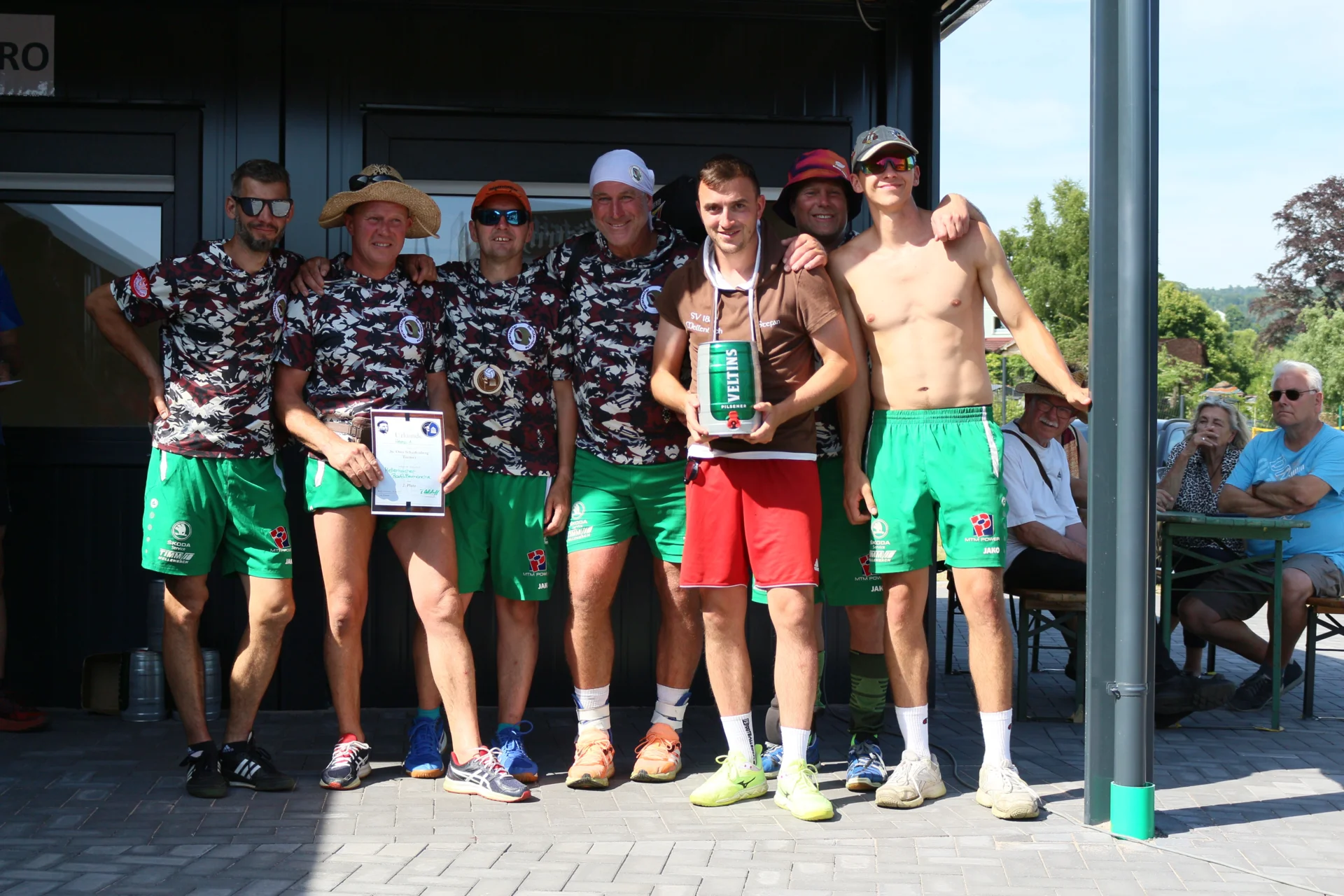 2.Platz Herren A - Mellenbacher Barf&uuml;&szlig;erm&ouml;nche  (Bild vergr&ouml;&szlig;ern)
