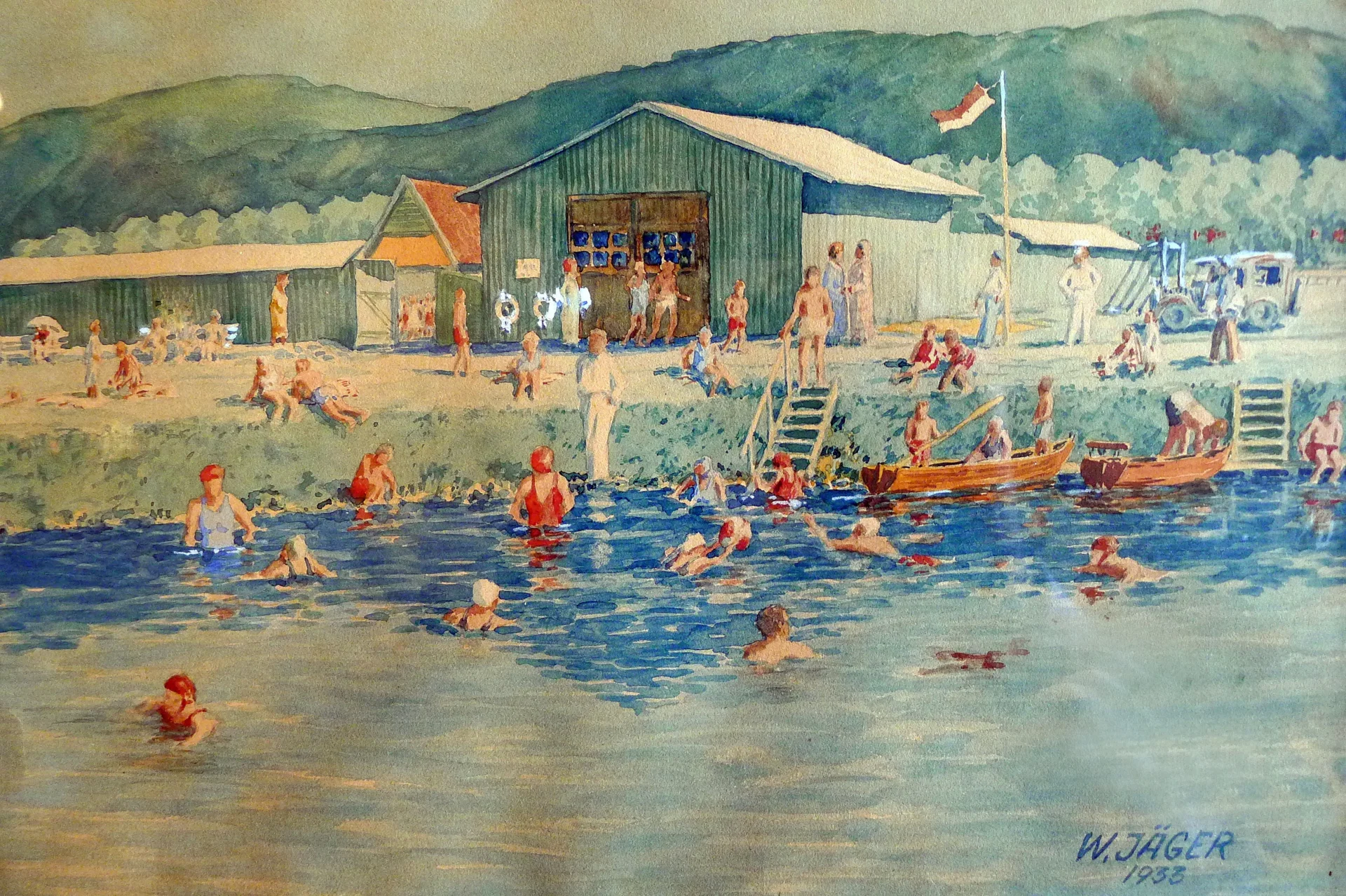 025 Naturschwimmbad am Kanal seit 1928 Qu Coesfeld  (Bild vergr&ouml;&szlig;ern)