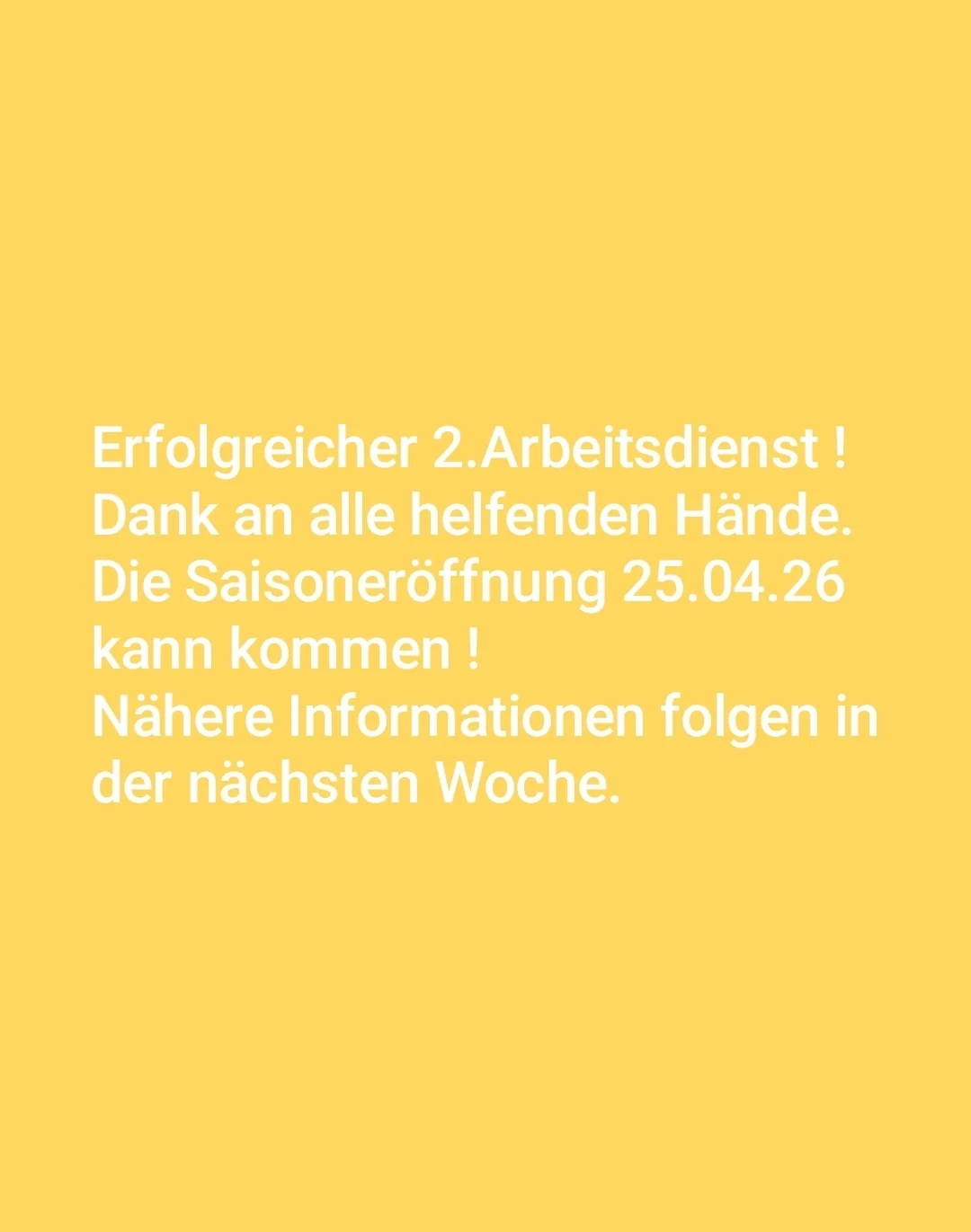 Foto der Galerie: 2.Arbeitsdienst 2026