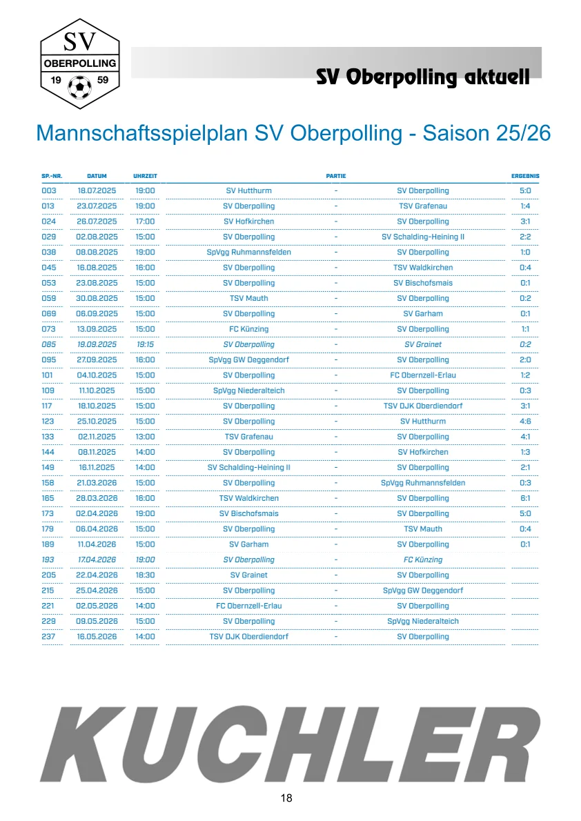 Foto der Galerie: Stadionzeitung Ausgabe 13 25-26