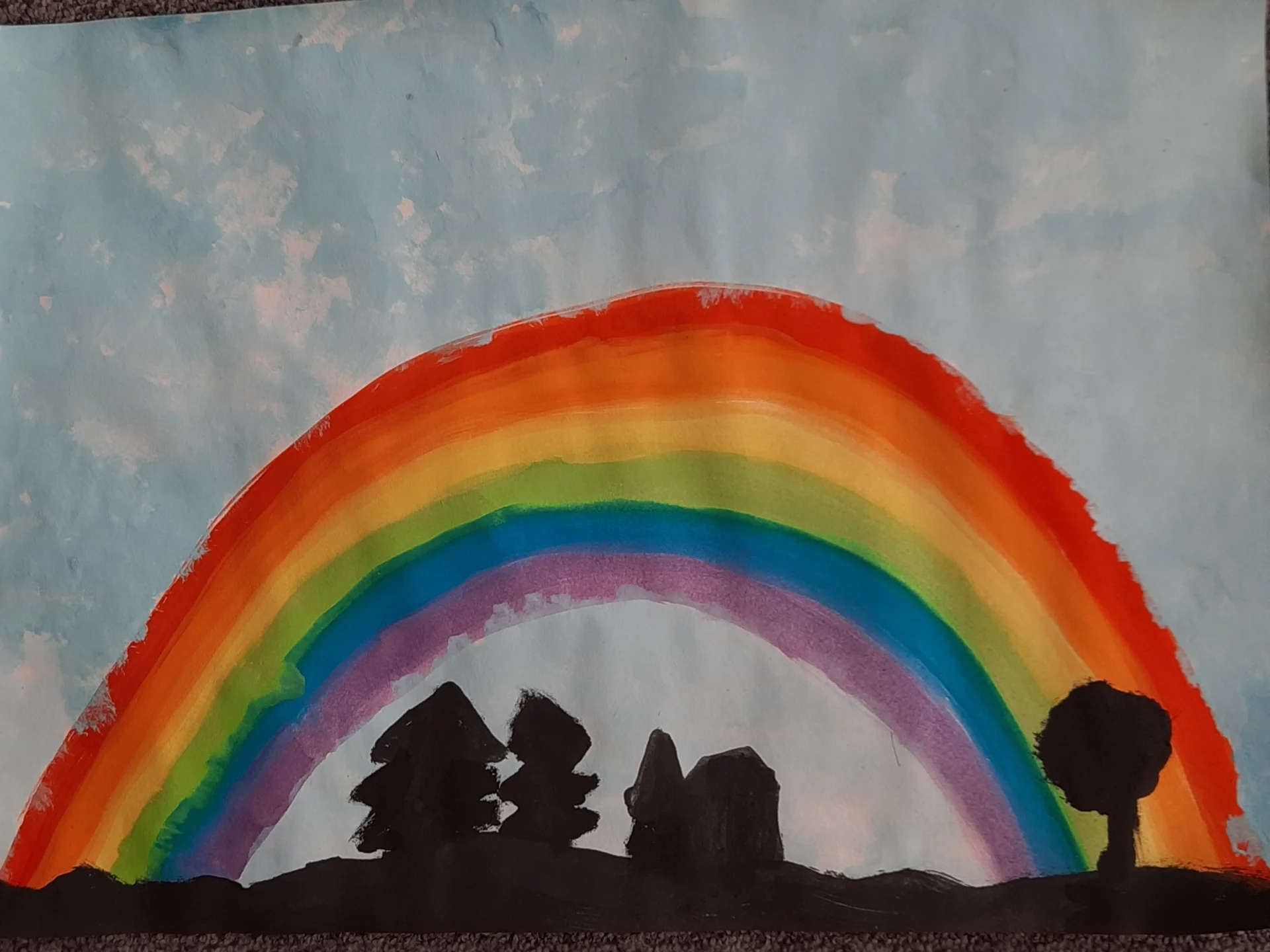 Zur Galerie: Kl. 2 - Regenbogenwetter