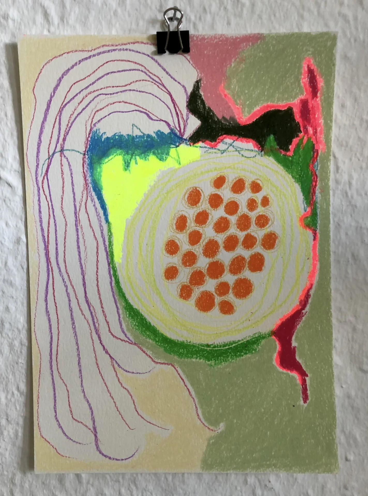 Ohne Titel abstrakt, geometrisch (2022) 100 days of drawing, DinA5  (Bild vergr&ouml;&szlig;ern)