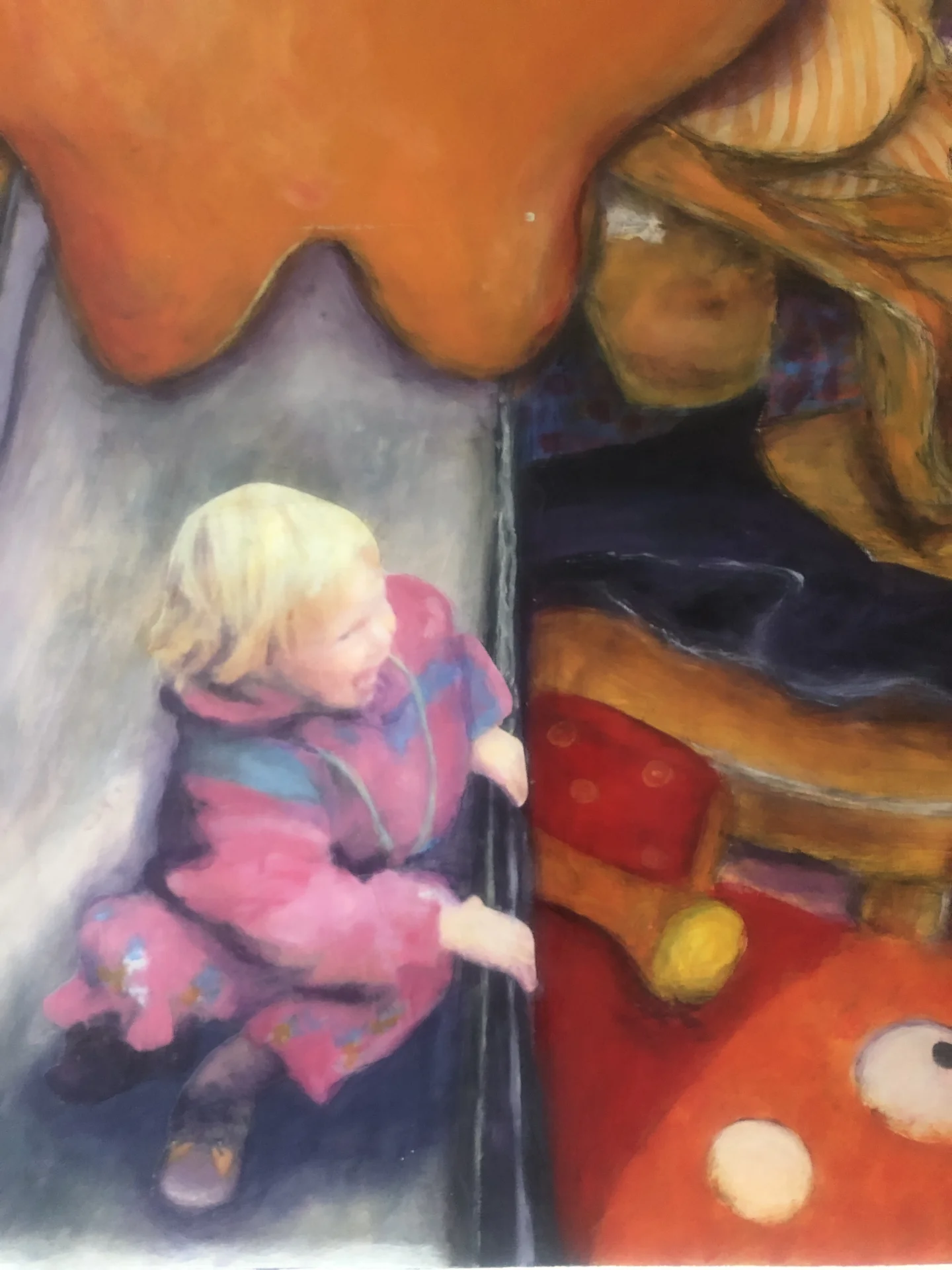 Ausschnitt aus Selbstportrait 2 als Kind (2009)  (Bild vergr&ouml;&szlig;ern)