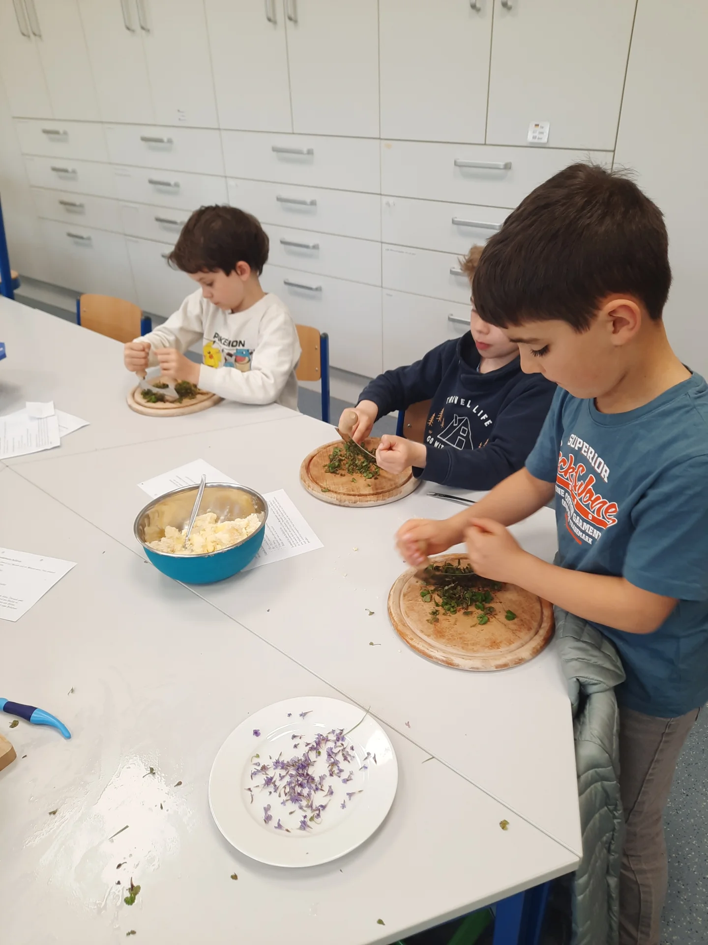 Foto der Galerie: Wildkräutermonate in Klasse 2