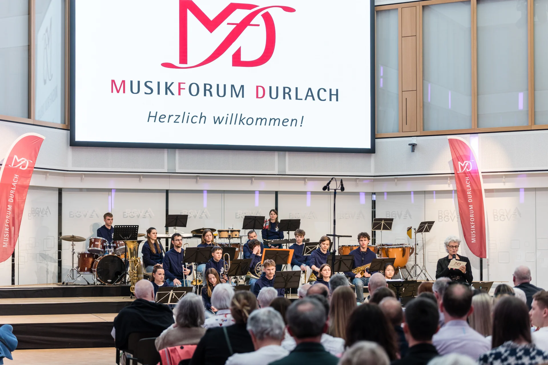 Bild: YMF beim Konzert im BGV Lichthof