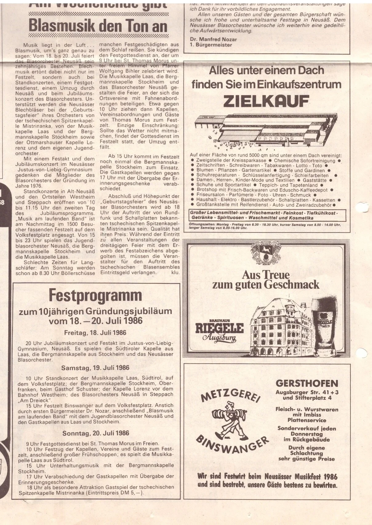 Bild: 1986 AZ Festprogramm2