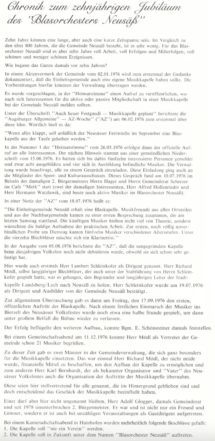 Bild: 1986 Festschrift 1