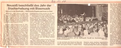Vorschaubild: 1988 AZ Kritik Abschlusskonzert