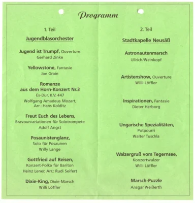 Vorschaubild: 1990 Frühjahrskonzert Programm2