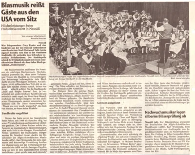 Vorschaubild: 1993 AZ Kritik Frühjahrskonzert