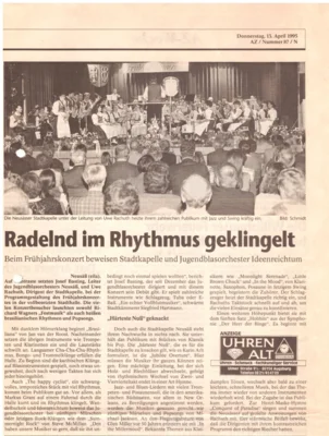 Vorschaubild: 1995 AZ Kritik Frühjahrskonzert
