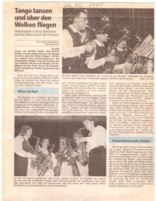 Vorschaubild: 1995 AZ Kritik Weihnachtskonzert