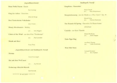 Vorschaubild: 1997 Frühjahrskonzert Programm2