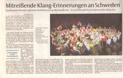 Vorschaubild: 2004 AZ Kritik Herbstkonzert