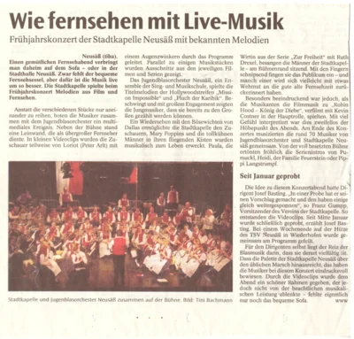 Vorschaubild: 2005 AZ Kritik Frühjahrskonzert