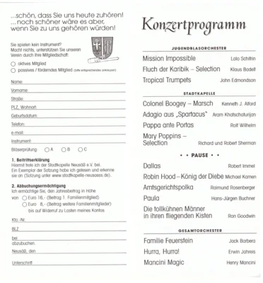 Vorschaubild: 2005 Frühjahrskonzert Programm2