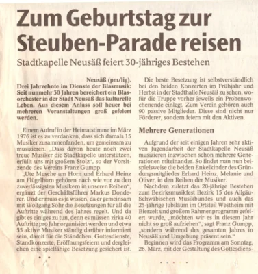 Vorschaubild: 2006 AZ Bericht zum Jubiläum1
