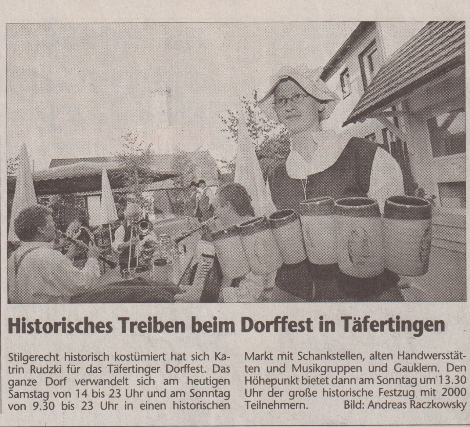 Bild: 2000 AZ Dorffest Täfertingen