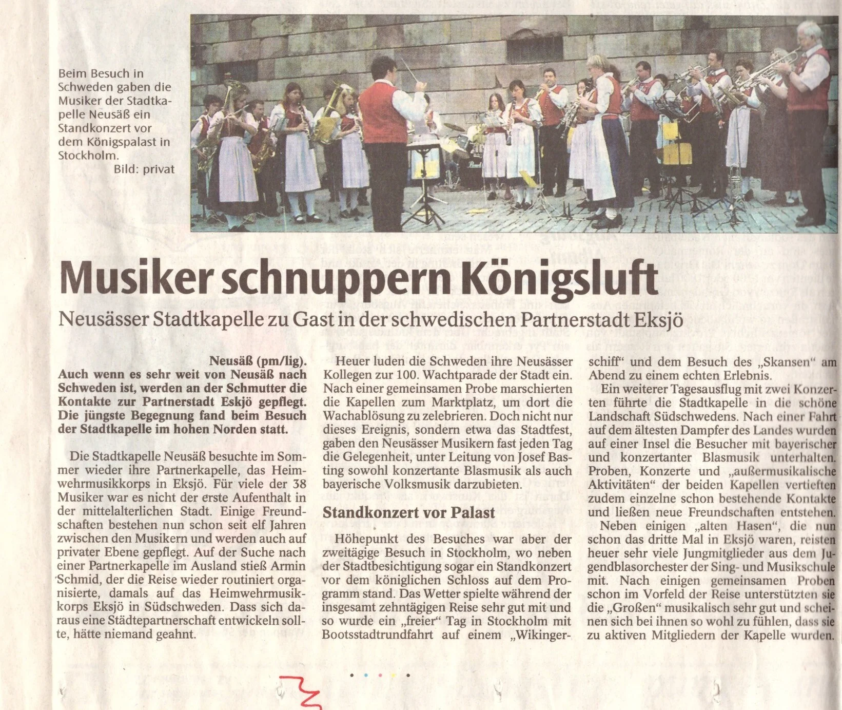 Bild: 2004 AZ Bericht Eksjö Fahrt
