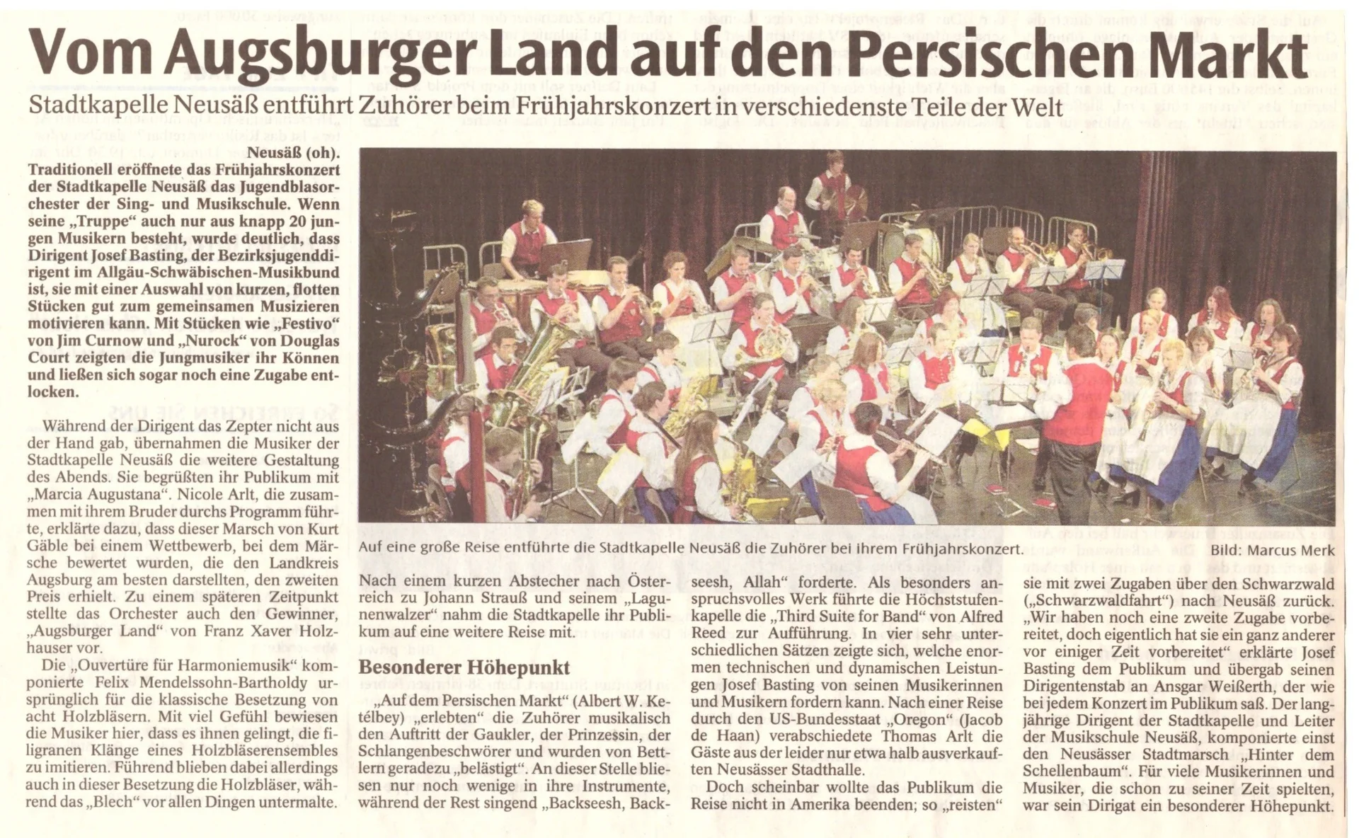 Bild: 2004 AZ Kritik Frühjahrskonzert