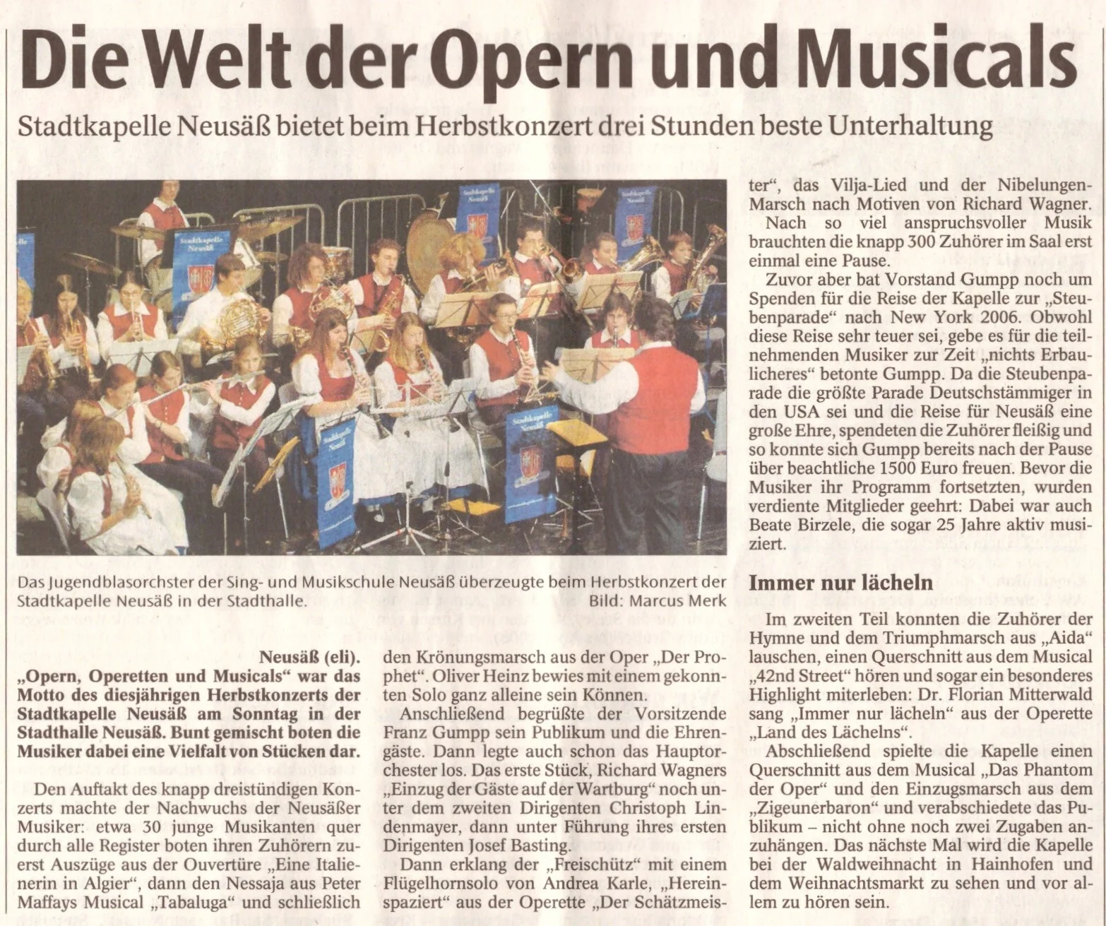 Bild: 2005 AZ Kritik Herbstkonzert