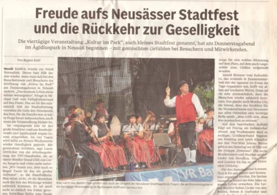 Vorschaubild: 2022 AZ Bericht Eröffnung Stadtfest1