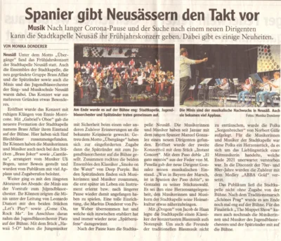 Vorschaubild: 2022 AZ Kritik Frühjahrskonzert