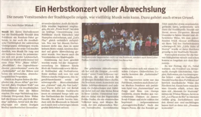 Vorschaubild: 2022 AZ Kritik Herbstkonzert