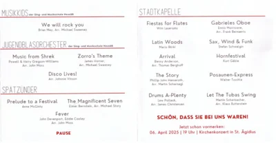 Vorschaubild: 2024 Herbstkonzert Programm2