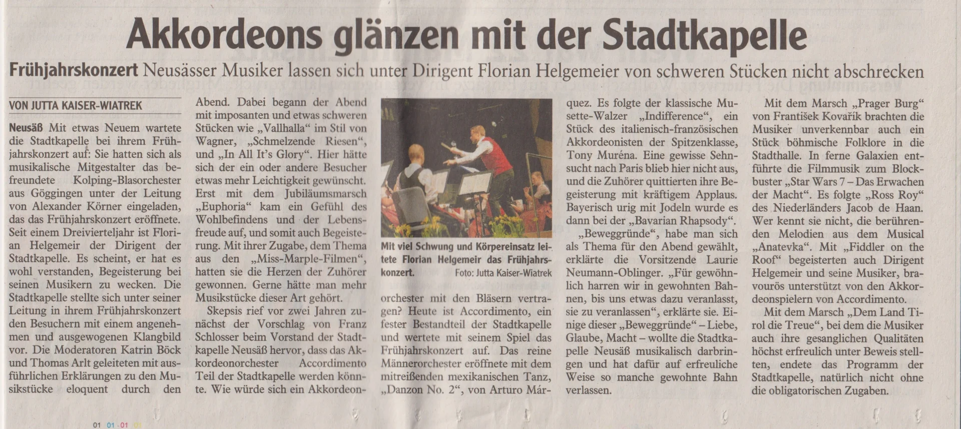 Bild: 2019 AZ Kritik Frühjahrskonzert