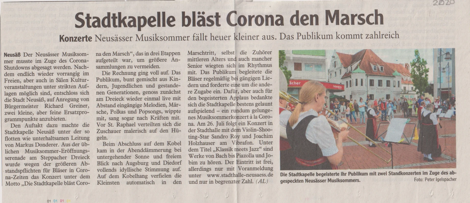 Bild: 2020 Musiksommer Corona