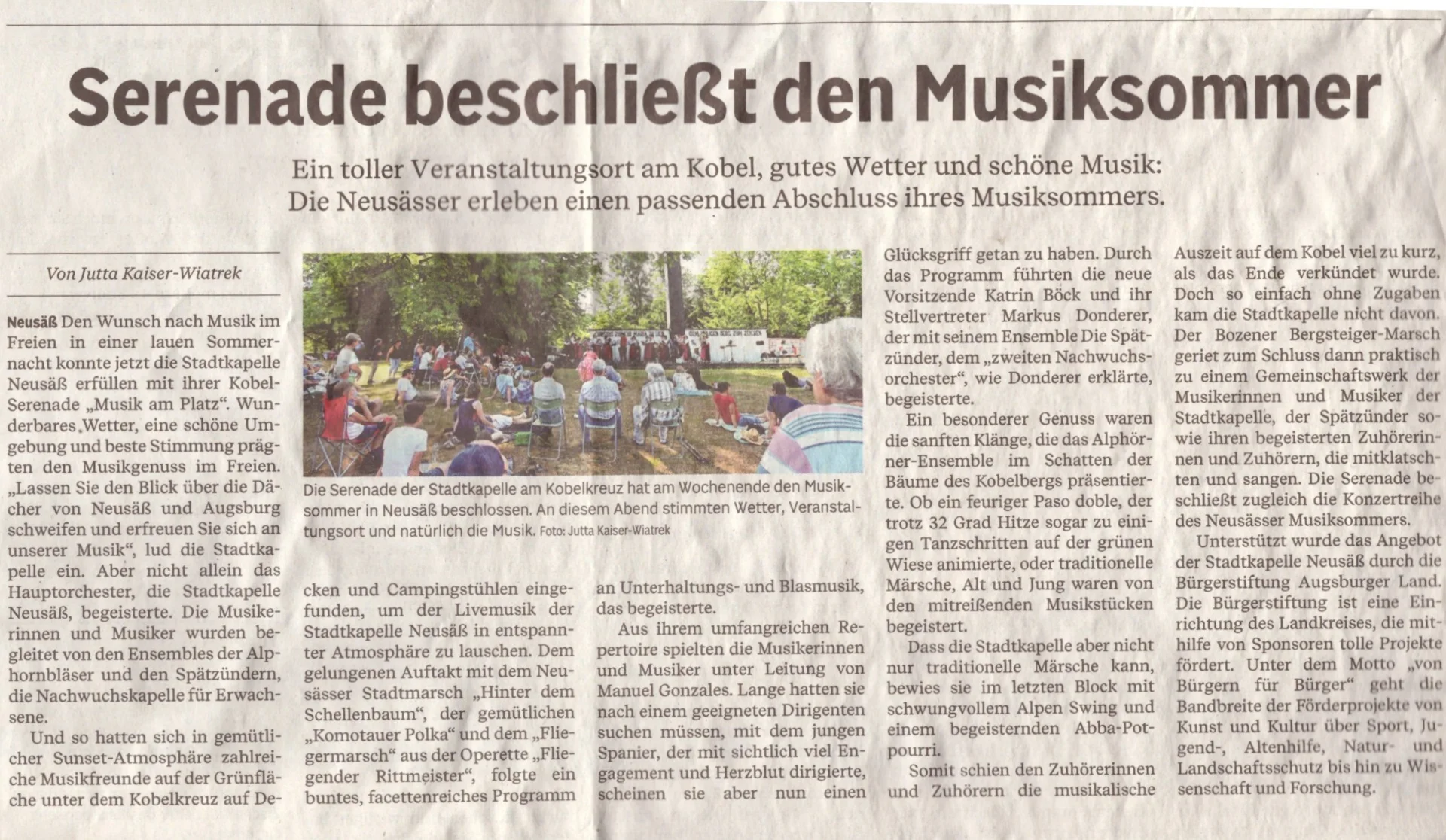 Bild: 2022 AZ Bericht Serenade