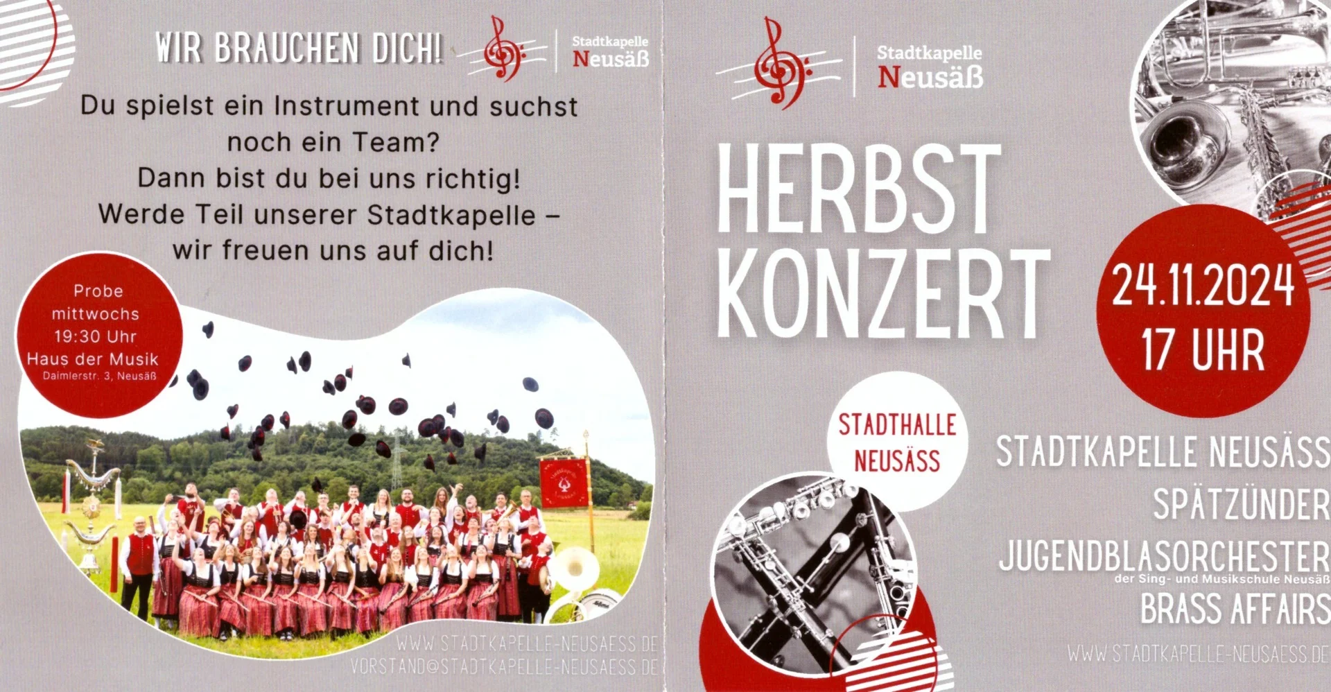 Bild: 2024 Herbstkonzert Programm1